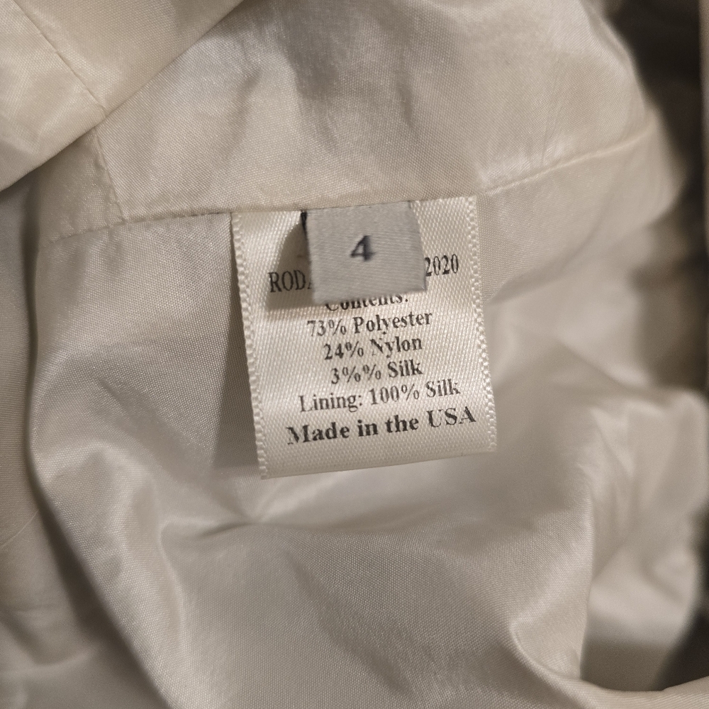 Rodarte 2020 Runway Dress Black And Whote Swirl Design - Picture 10 of 12